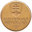 1 Corona Slovacchia dritto