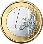1 Euro Francia verso 1 serie