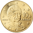 10 eurocent Grecia dritto