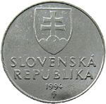 2 Corone Slovacchia dritto