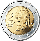 2 Euro Austria dritto