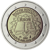2 Euro Commemorativo Belgio 2007