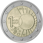 2 Euro Commemorativo Belgio 2013