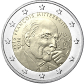 2 Euro Commemorativo Francia 2016 - Anniversario nascita François Mitterrand