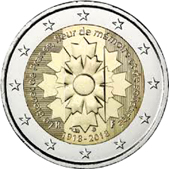 2 Euro Commemorativo Francia 2018 - Fiordaliso di Francia