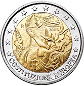2 Euro Commemorativo Italia 2005
