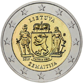 2 Euro Commemorativo Lituania 2019 - Samogizia