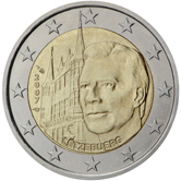 2 Euro Commemorativo Lussemburgo 2007 - Palazzo Granducale