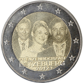 2 Euro Commemorativo Lussemburgo 2012 - Nozze Principe Guillaume