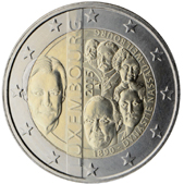 2 Euro Commemorativo Lussemburgo 2015 - Anniversario dinastia Nassau-Weilbourg