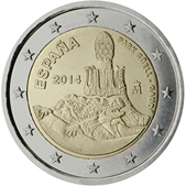 2 Euro Commemorativo Spagna 2014 - Parco Güell