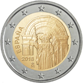 2 Euro Commemorativo Spagna 2018 - Santiago de Compostela