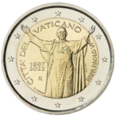 2 Euro Commemorativo Vaticano 2022 - Anniversario nascita Papa Paolo VI