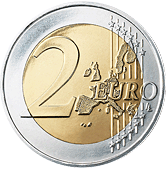 2 Euro Lussemburgo verso 1 serie