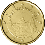 20 eurocent San Marino dritto terza serie