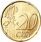 20 eurocent Grecia verso 1 serie