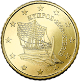 50 eurocent Cipro dritto