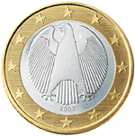 1 Euro Germany obverse