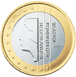 1 Euro Netherlands observe