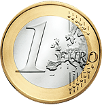 1 euro Lituania verso