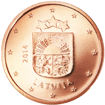 1 eurocent Lettonia