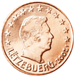 1 eurocent Lussemburgo dritto