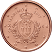 1 eurocent San Marino obverse 3rd type
