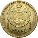 1 Franco Luigi II bronzo-alluminio verso