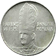 1 Lira Città del Vaticano Paolo VI tipo V dritto