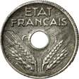 10 centesimi Stato francese - modulo piccolo dritto