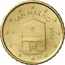 10 eurocent San Marino obverse 3rd type