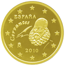 10 eurocent Spagna dritto 2 serie