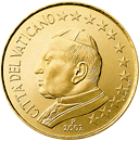 10 eurocent Vatican City John Paul II obverse