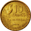 10 Franchi Quarta Repubblica Guiraud verso