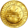 10 Lire San Marino 1925 dritto