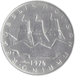 10 Lire San Marino 1976 dritto