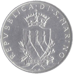 10 Lire San Marino 1979 dritto