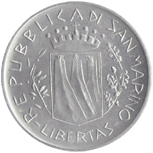 10 Lire San Marino 1981 dritto