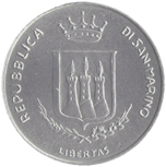 10 Lire San Marino 1983 dritto