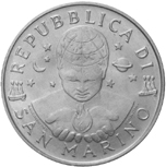 10 Lire San Marino 1999 dritto