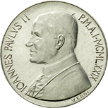 10 Lire Città del Vaticano Giovanni Paolo II 1979-1980 dritto