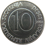 10 Talleri Slovenia dritto