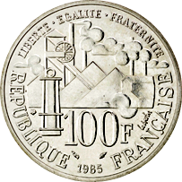 100 Franchi Quinta Repubblica Émile Zola verso