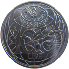 100 lire 1995 verso
