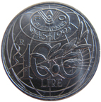 100 lire 1995 verso