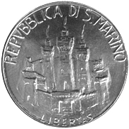 100 Lire San Marino 1984 dritto