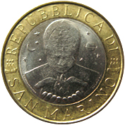 1.000 Lire San Marino 2000 dritto