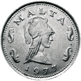 2 centesimi Malta prima serie dritto
