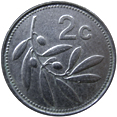 2 centesimi Malta seconda serie verso
