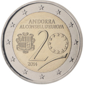 2 Euro Commemorative coin Andorra 2014